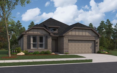 Golden Floor Plan - A Elevation Rendering